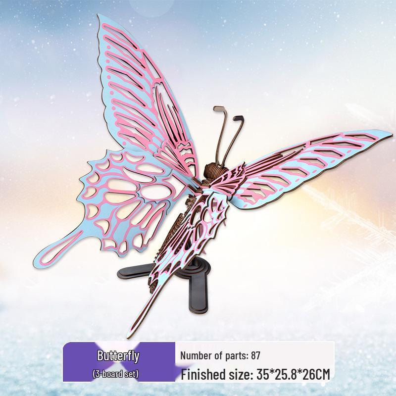 

3D деревянная головоломка-комплект для детей и взрослых - развивающая игрушка и подарок