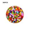 300pieces Craft Pom Poms Bundle Assorted Fuzzy Pompoms For DIY Fun Assorted Fuzzy Pompoms Balls