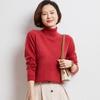 Women's High Neck Cashmere Sweater - Autumn/Winter Loose Knit Plus Size Pullover