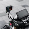 Motorcycle Bike Handlebar Clamp Holder Clip For GoPro Insta360 DJI Action Camera