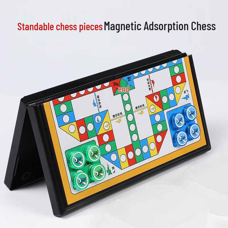 COODORA Magnetic Folding Flying Chess Board Game for Kids