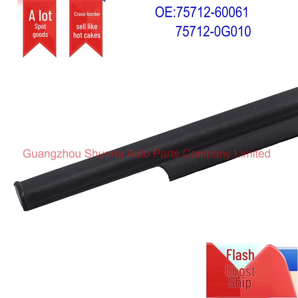 Left Front Door Glass Weatherstrip for Toyota Land Cruiser Prado (75712-60061/0G010)