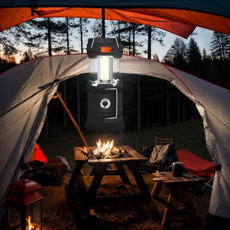 Camping Lantern 1200 MAh Hand Crank Lantern High Brightness Long-Lasting Portable Camp Gear For Survival Tent Power Outage