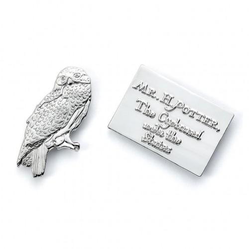 HARRY POTTER Buchstaben-Hedwig-Abzeichen-Set (2er-Pack)