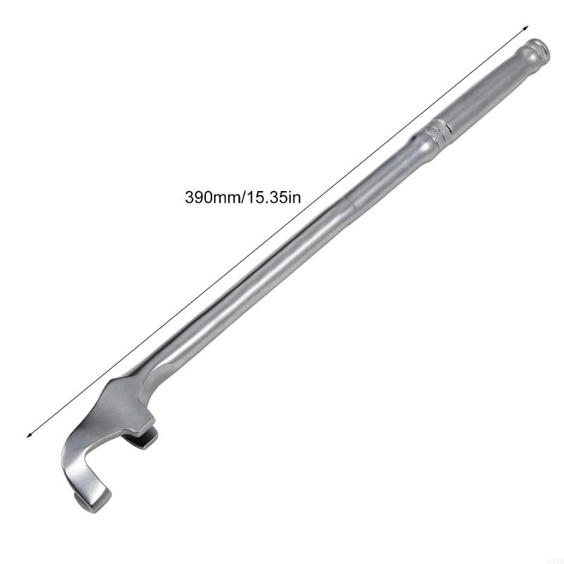 C90A Wrench Extender Tool Rod Wrench Extender Tool Wrench Extender Adapter Wrench Extension Torque Tool for Breaker Rod