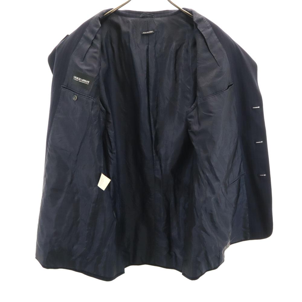 Giorgio Armani Made In Italy Wool Blend Tailored Jacket 50 Navy Men's Used