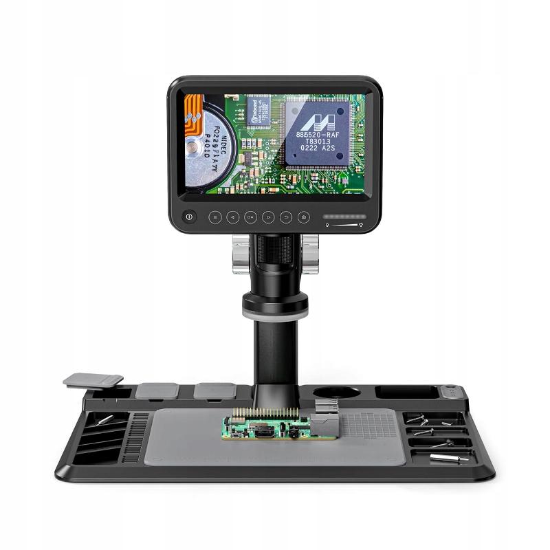 Microscopio Digitale 1600X Inskam 318 Schermo LCD Full HD 1080P 28 LED USB-C