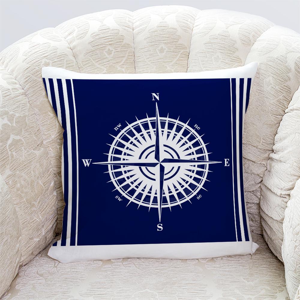 Kissenbezüge mit maritimen Motiven, Sofakissenbezüge fürs Wohnzimmer, Nachttischkissenbezüge fürs Schlafzimmer, Geschenkideen zur Dekoration