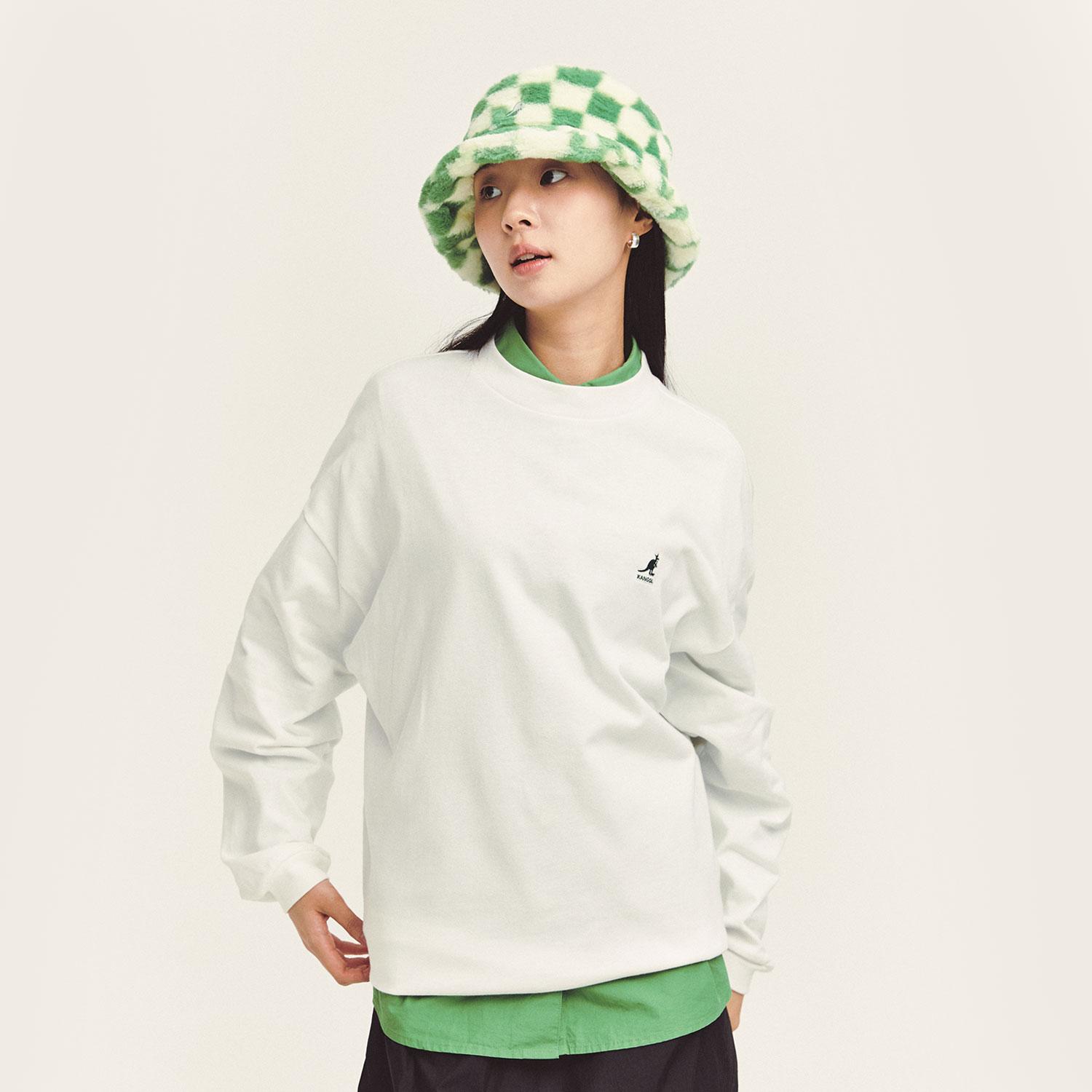 Kangol Heavy Single Long Sleeve T-Shirt 3530 White White/L