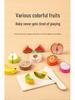 Wooden Velcro Cutting Fruits & Vegetables Play Set for Early Childhood Education