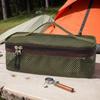 Camping Cooking Utensils Bag Portable Cookware Pouch For Outdoor Large Mesh Portable Camp Utensil Bag For Picnic Barbecue