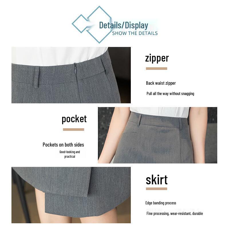 Women's High-Waisted Professional Skirt