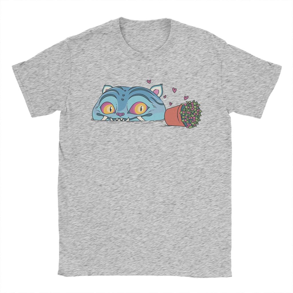 Men T-Shirt KPop Demon Hunters Derpy Humor Cotton Tees Short Sleeve T Shirts Crewneck Clothes Plus Size