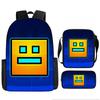 Naruto Bag Student Pack With Oxford Cloth And Cute Character Prints For Kids