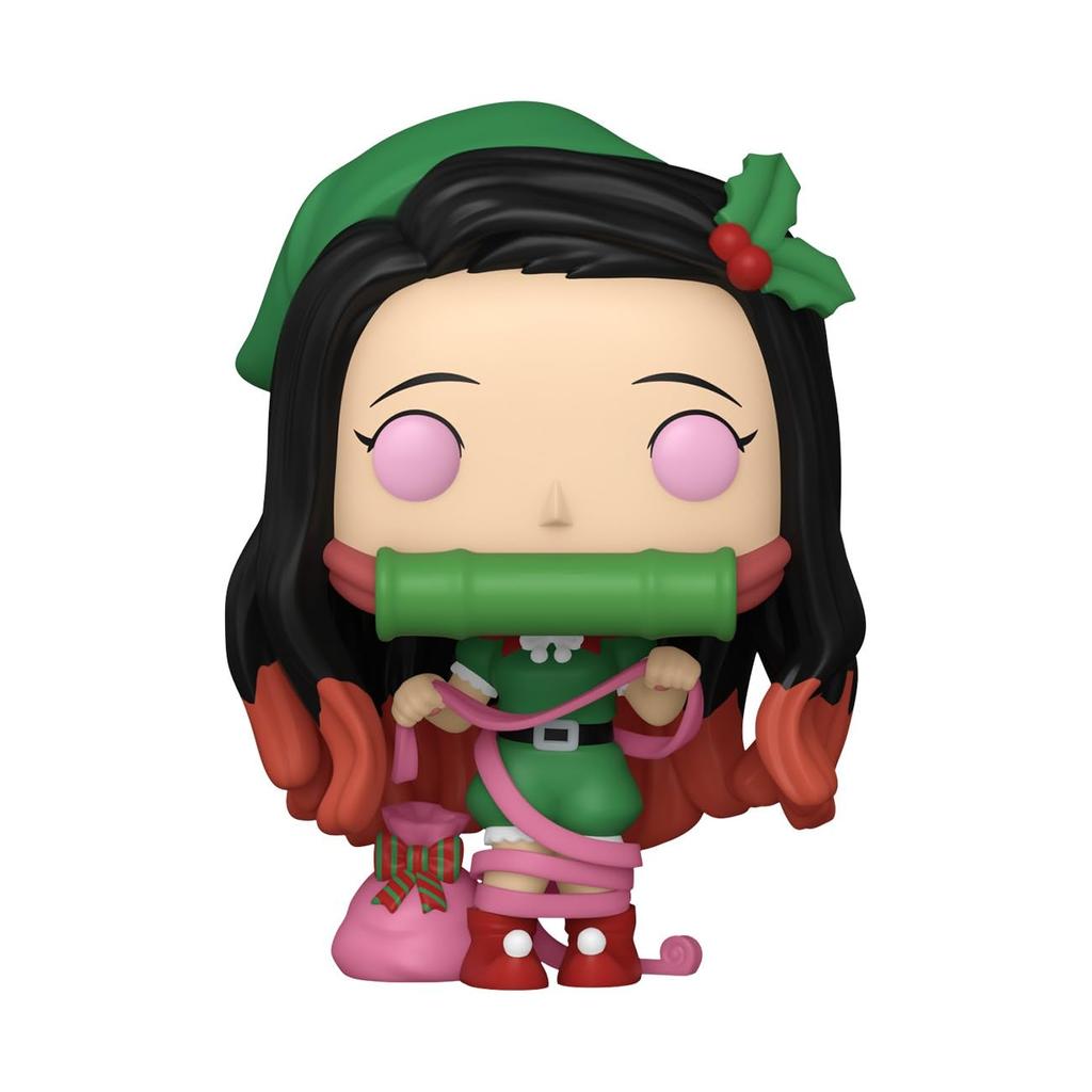 Funko Demon Kimetsu No Yaiba Nezuko Kamado Holiday Figure Gift Idea Official Merchandise Kids Adult Toy Anime Fan Collector and Display Model Figure