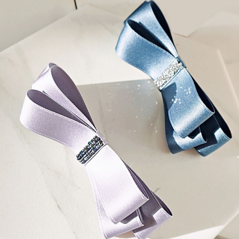 

RACOHA TWINKLE UP RIBBON Hair pin Black