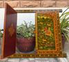 Handmade Wooden Jharokha Wall Hanging: Royal Hunting Scene, Festival Decor Frame