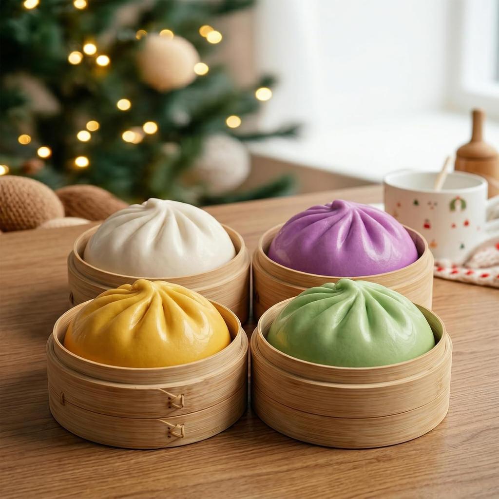 Giant Dumpling Squishy, Glitter Steamed Bun, Maltose Stress Ball, Taba Sensory Fidget, Office Desk Decor, New