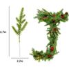 10/30PCS Artificial Plants Cheaper Christmas Tree Pine Needles New Year Decorations for Home Scrapbooking Diy Gifts Candy Box