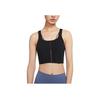 Nike Yoga Luxe Infinalon Crop Tank Top Women Tops Black CJ3666-010