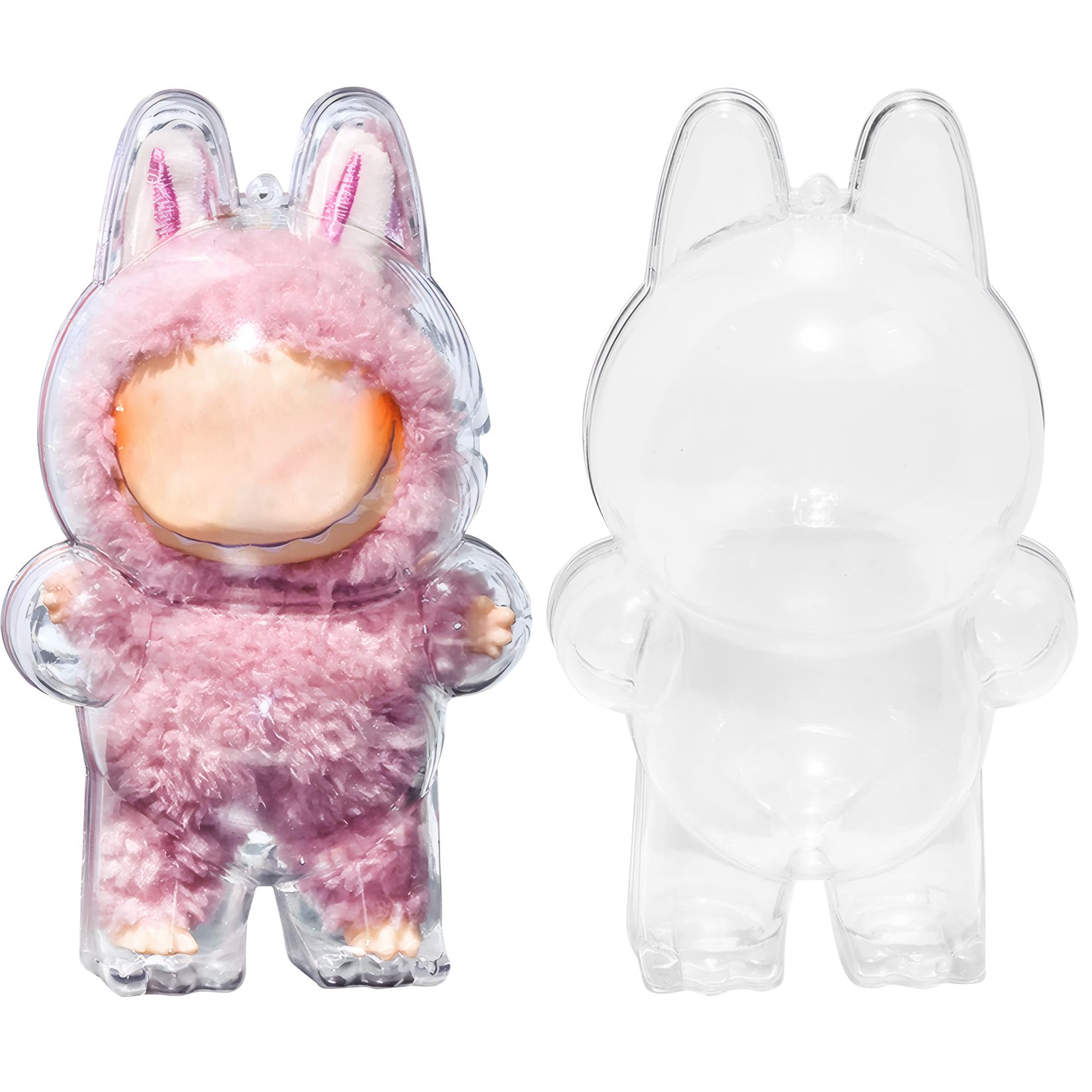 

LABUBU Прозрачный Прозрачный Подходит для LABUBU в Положении Стоя и Сидя Удобное Хранение и Тонкий и Легкий Акриловый Дисплей Предотвращает и Потерю Чехол, Крышка,