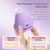 Heated Vibrating Fascia Ball Electric For Deep Tissue Relaxation Providing Two Modes And Design