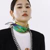 ONSZ Tropical Landscape Silk Scarf