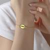 EUEAVAN Basketball Volleyball Baseball Rugby Bracelet Stainless Steel Fashion Geometric Bracelet for Women Men Jewelry Gifts