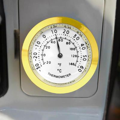 Mechanical Thermometer Analog Gauges Easy To Read with Large Numbers for Living Room
