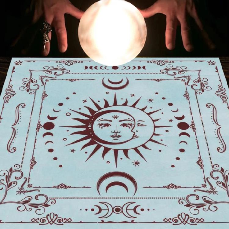Tarot Card Tablecloth Altars Cloth Astrology Divinations NonSlip Mat Tapestry