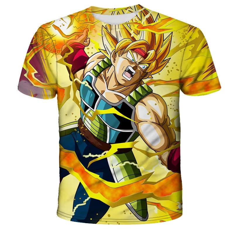 2026 Summer Dragon Ball T Shirt Kids Tops Tee Anime Figures Son Goku
