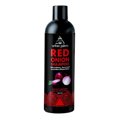 UrbanGabru Rote Zwiebel Shampoo 200g Packung 1 für Haarstärkung und Haarausfallkontrolle