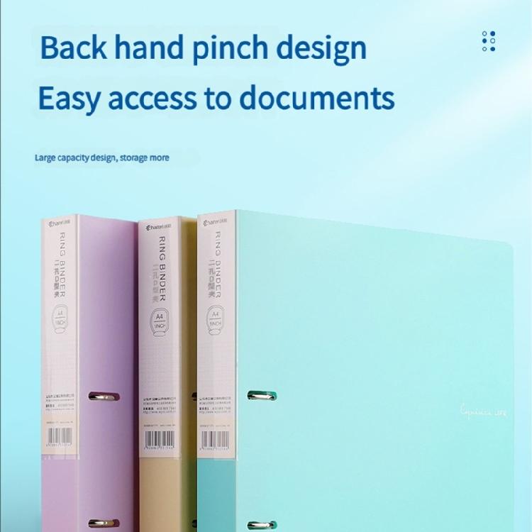 2 Punch Folders With Smooth Ring Mechanism Rapid File Access Organizational Tool For Daily Office Tasks