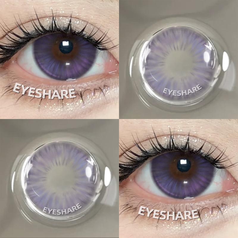 EYESHARE  1pair Color Contact Lenses For Eyes Color Yearly Natural Gray Lens Cosmetic Soft lenses Beauty Fashion Pupil colored lens 0