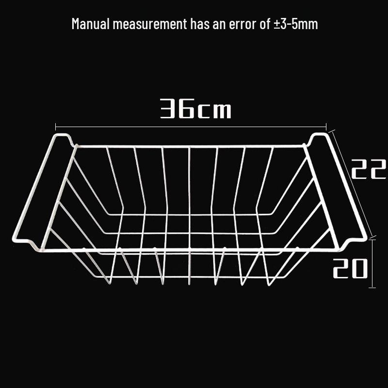 Universal Multi-Layer Hanging Freezer Storage Rack Basket