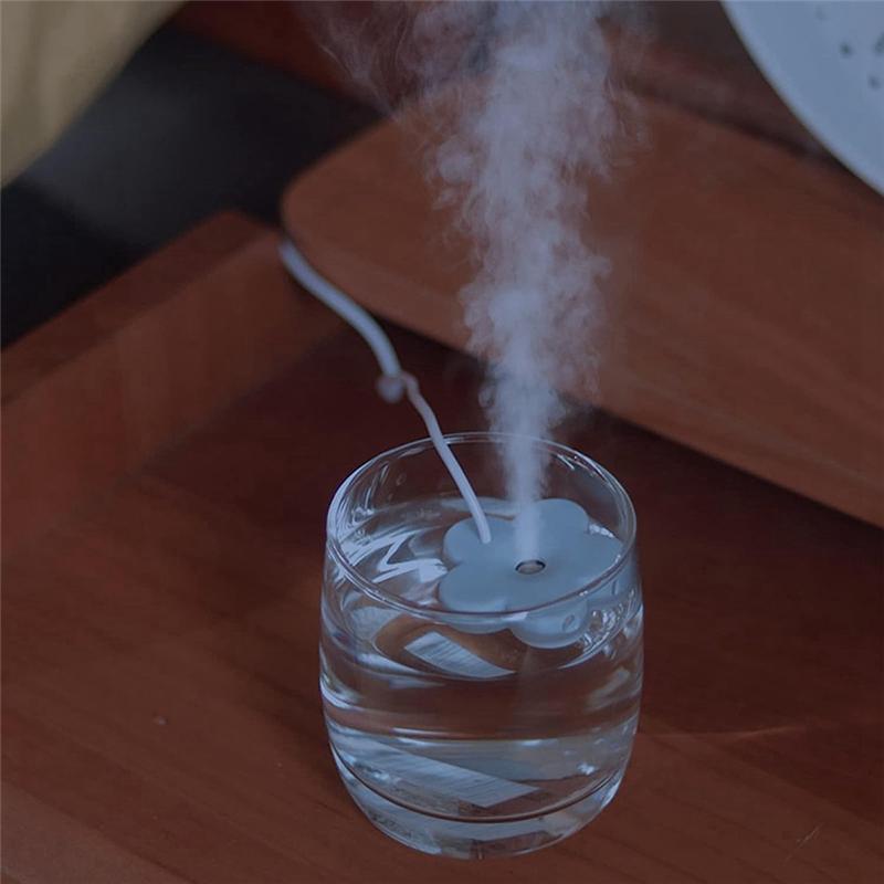 B69A Mini Portable Humidifier With USB Cable Sealing Design Tankless Humidifier Travel Personal Humidifier For Bedroom белый