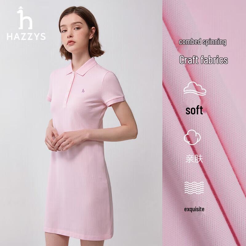 

HAZZYS Women s Summer Polo Neck Casual Sporty Dress L