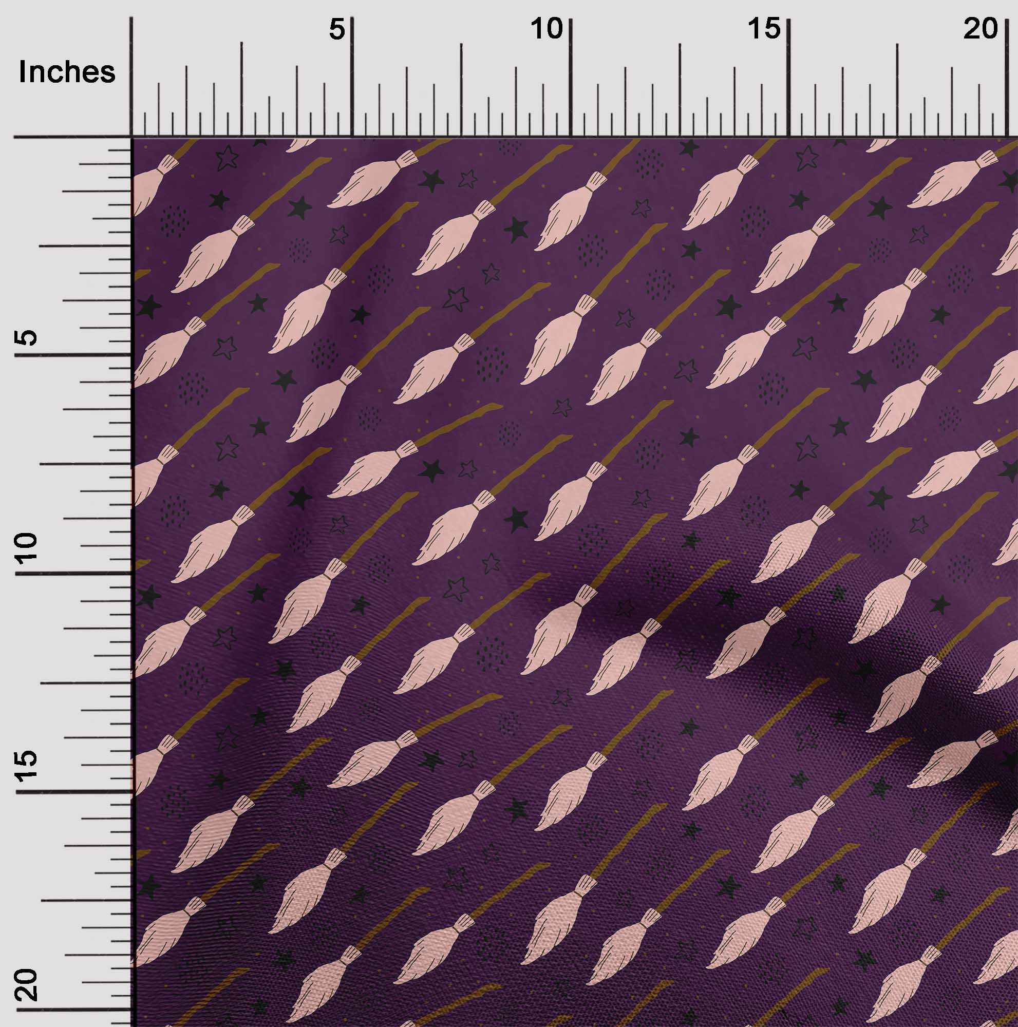 

oneOone Жоржет Віскоза Яскраво-червона тканина Хеллоуїн Одяг своїми руками Тканина для стьобання Тканина з принтом 42 дюйми 42 Inch Wide - Viscose Chiffon фіолетовий