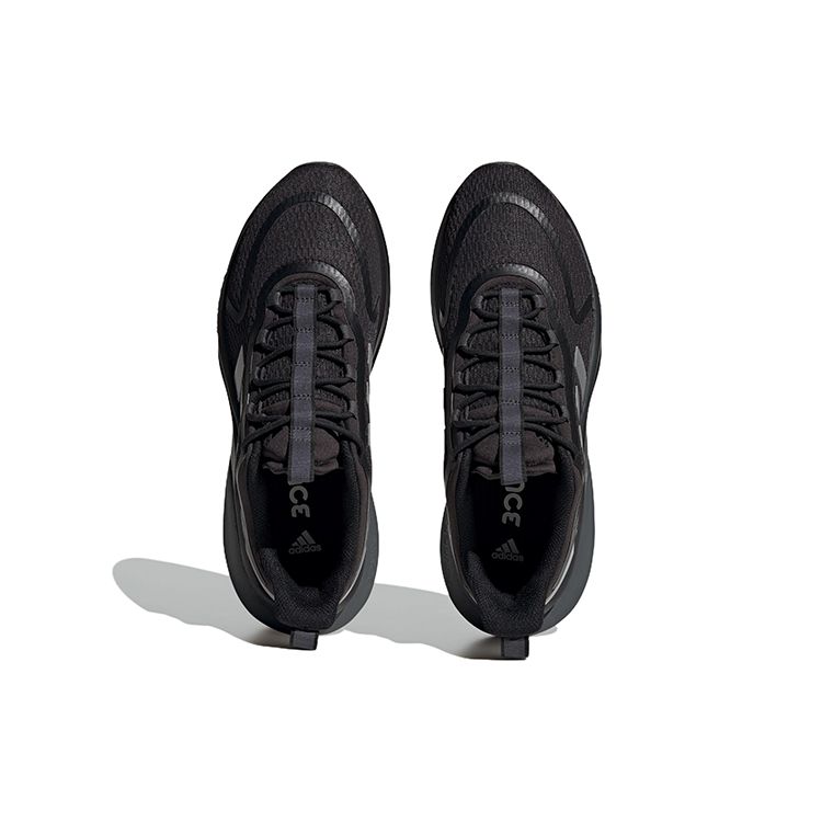 Adidas Alphaedge Comfortable Versatile Mesh Non-Slip Low-Top Casual Running Shoes Men Sneakers Black Gray IF6034