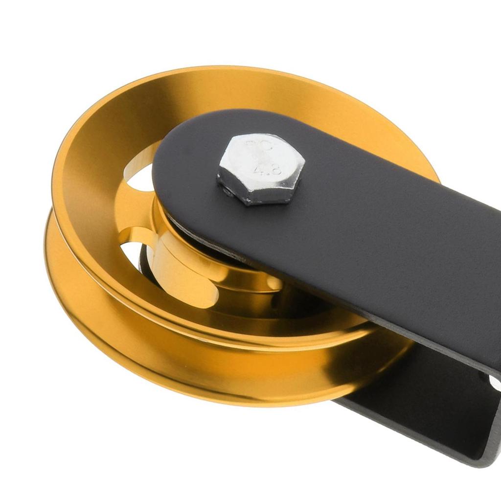 Cable Pulley Wheel, Fitness System, Degree Rotation Traction Mute Swivel