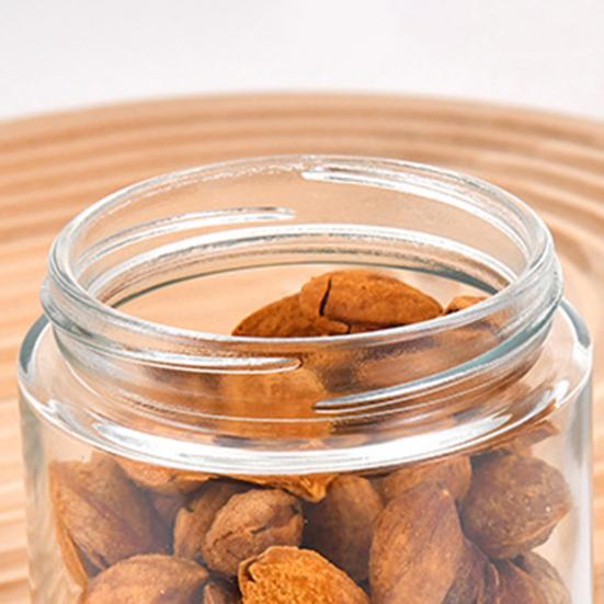 Yousheng 4Pcs/Set Airtight Overnight Oats Jars Glass Meal Prep Containers Stackable Mason Jars with Lids Leakproof Reusable Food Storage Jars