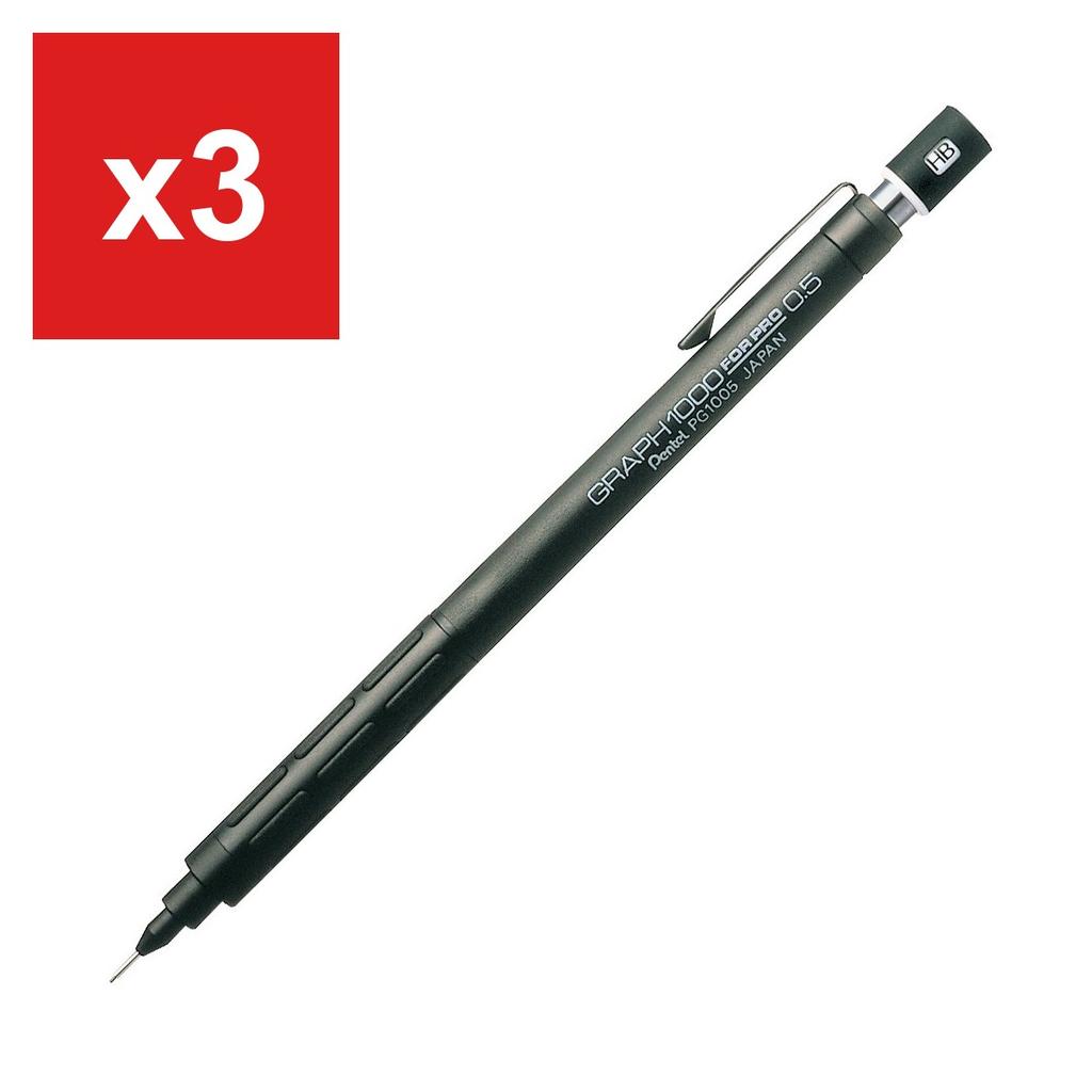PENTEL Mechanical Pencil, Graph 1000 For Pro, PG1005, 0.5mm