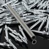1 Set Double-Head Skirting Thread Seamless Nail Metal Skirting Line Without Marks Nail Screws Set with 2 Rods for Skirting Line