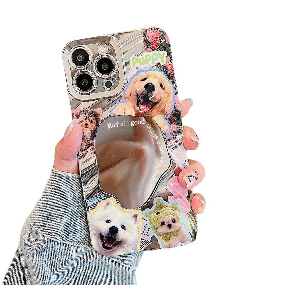 Cute Puppy for iPhone17promax Mobile Phone Case Apple 16 Cartoon 14/13 Personality 15 Anti-drop X