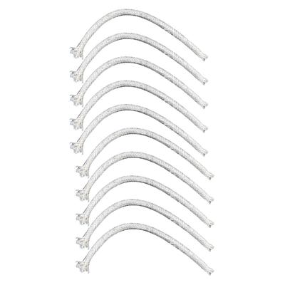 10Pcs 15cm Cotton Wick Replacement Oil Lamp Wick Braided Lamp Wick Candle Wick, Heat Resistant Cotton Wick for Oil Lamp
