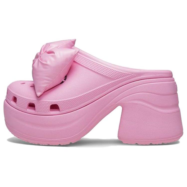 

Crocs Pink Tweed Siren Bow Clog Women s 210000-6WY 36-37