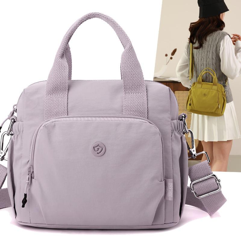 Autumn Wind Tide Women's Shoulder Oblique Span Bag Geranz Women's Bag Mom Light Travel Tote Handbag