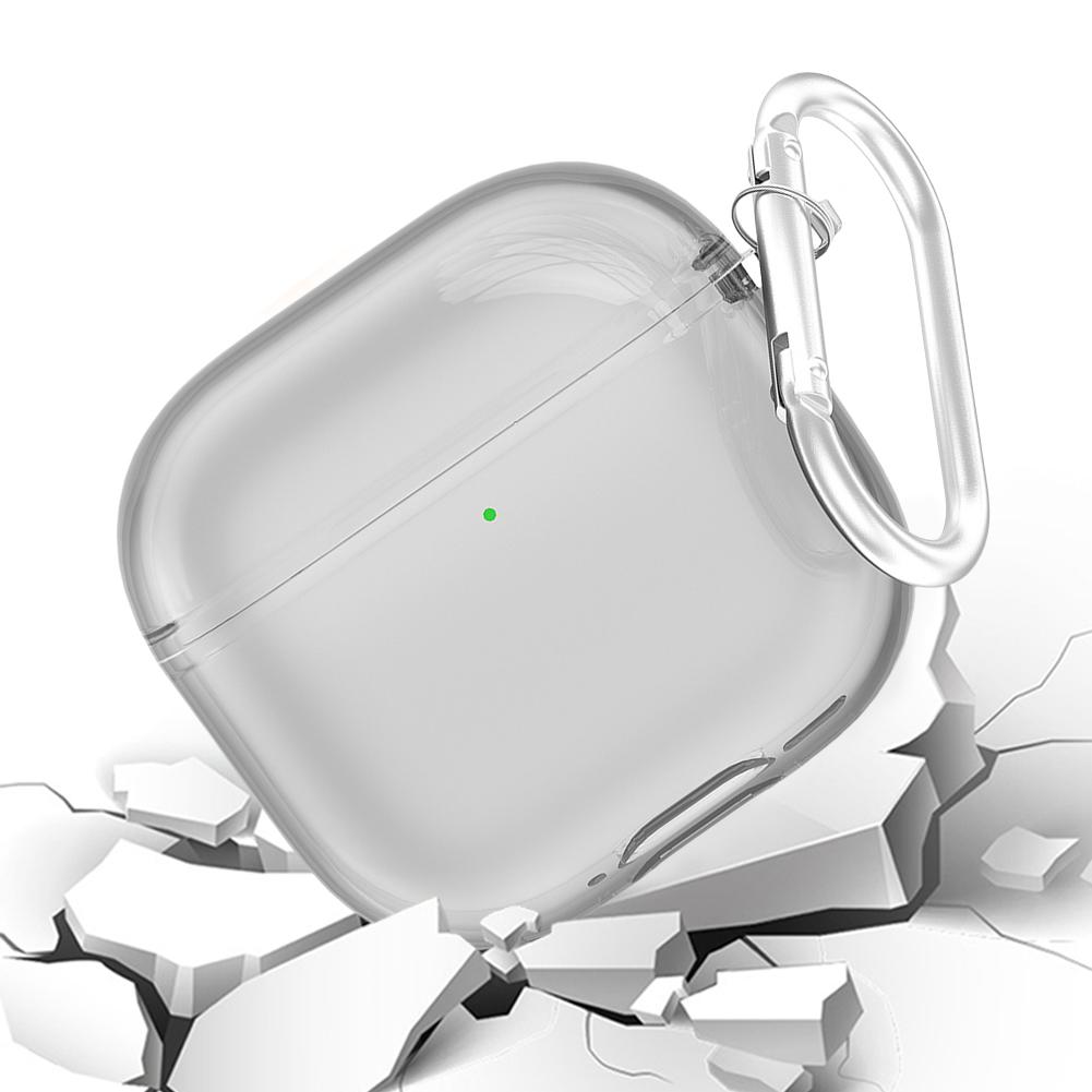 Clear Earphone Case For  AirPods 4 (2024) Charging Case TPU Transparent Protective Case Cover Wireless Earphone Cover