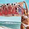 The First Slam DunK Beach Towel Cartoon Cute Summer Kids Large Bath Pool Beach Towel Microfiber Absorbent For Swimming Travel