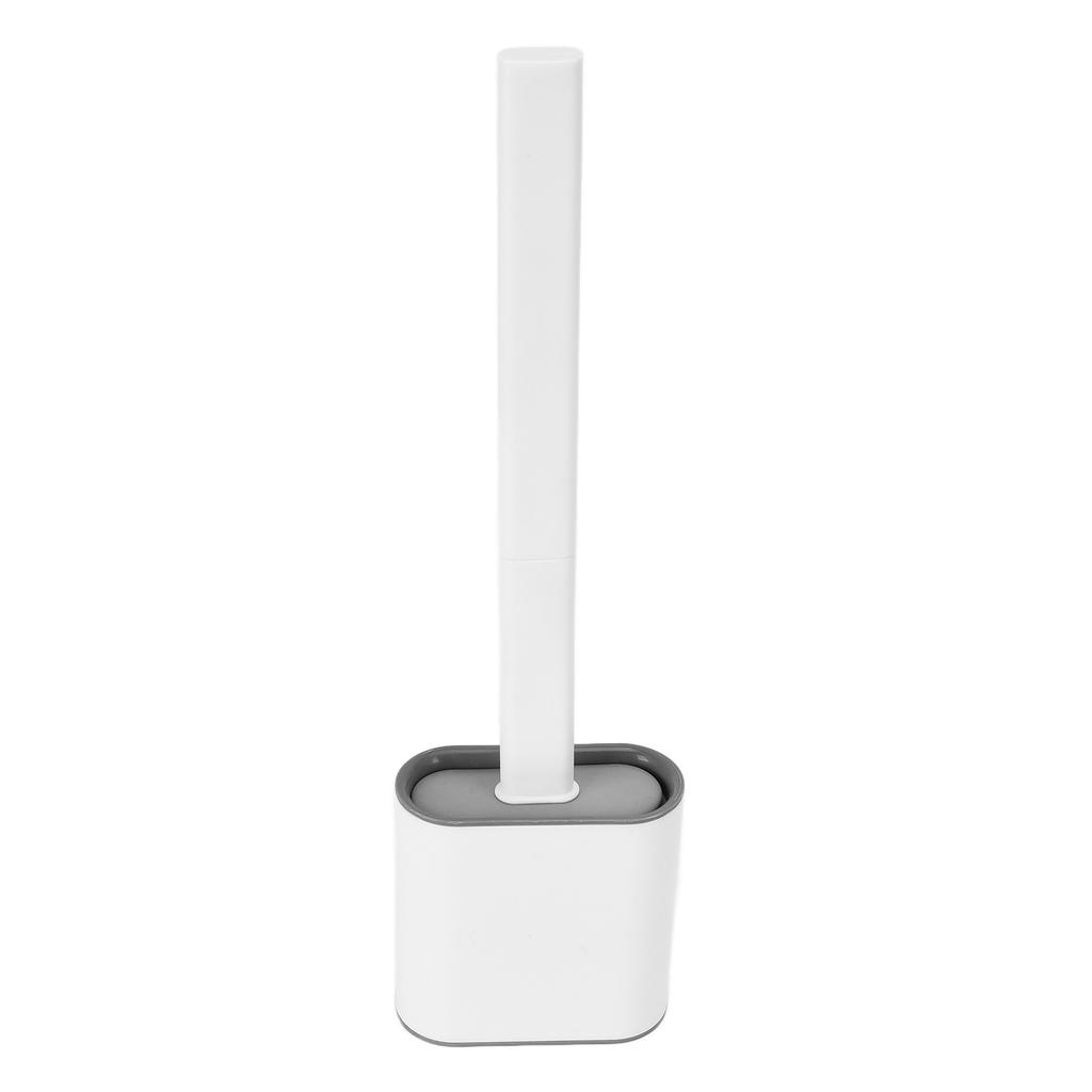 Toilet Brush Detachable Square Handle Bathroom Crevice Cleaning Brushes with Drain BoxWhite